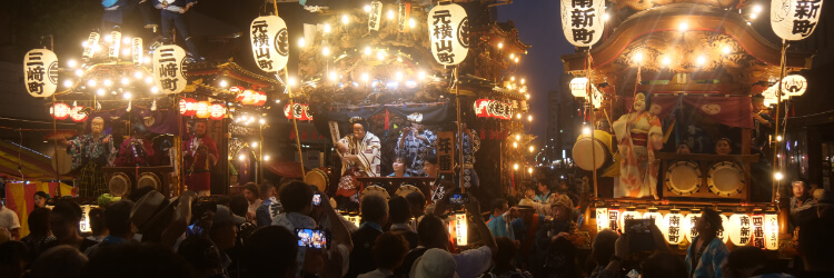 下地区山車年番送り 写真