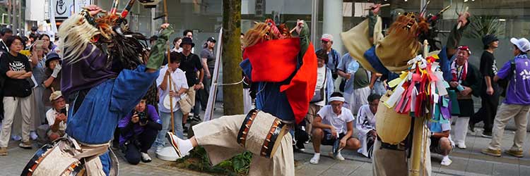 獅子舞 写真