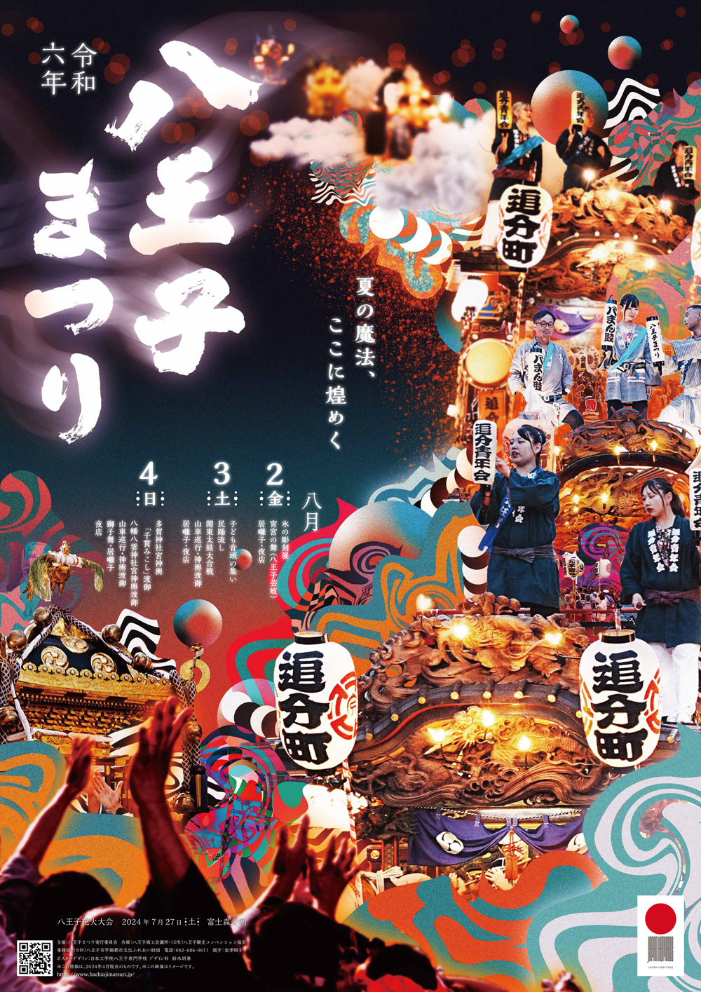 八王子まつり 公式ポスターデザイン